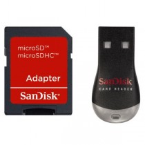 Sandisk lettore USB MicroSD + adattatore SD