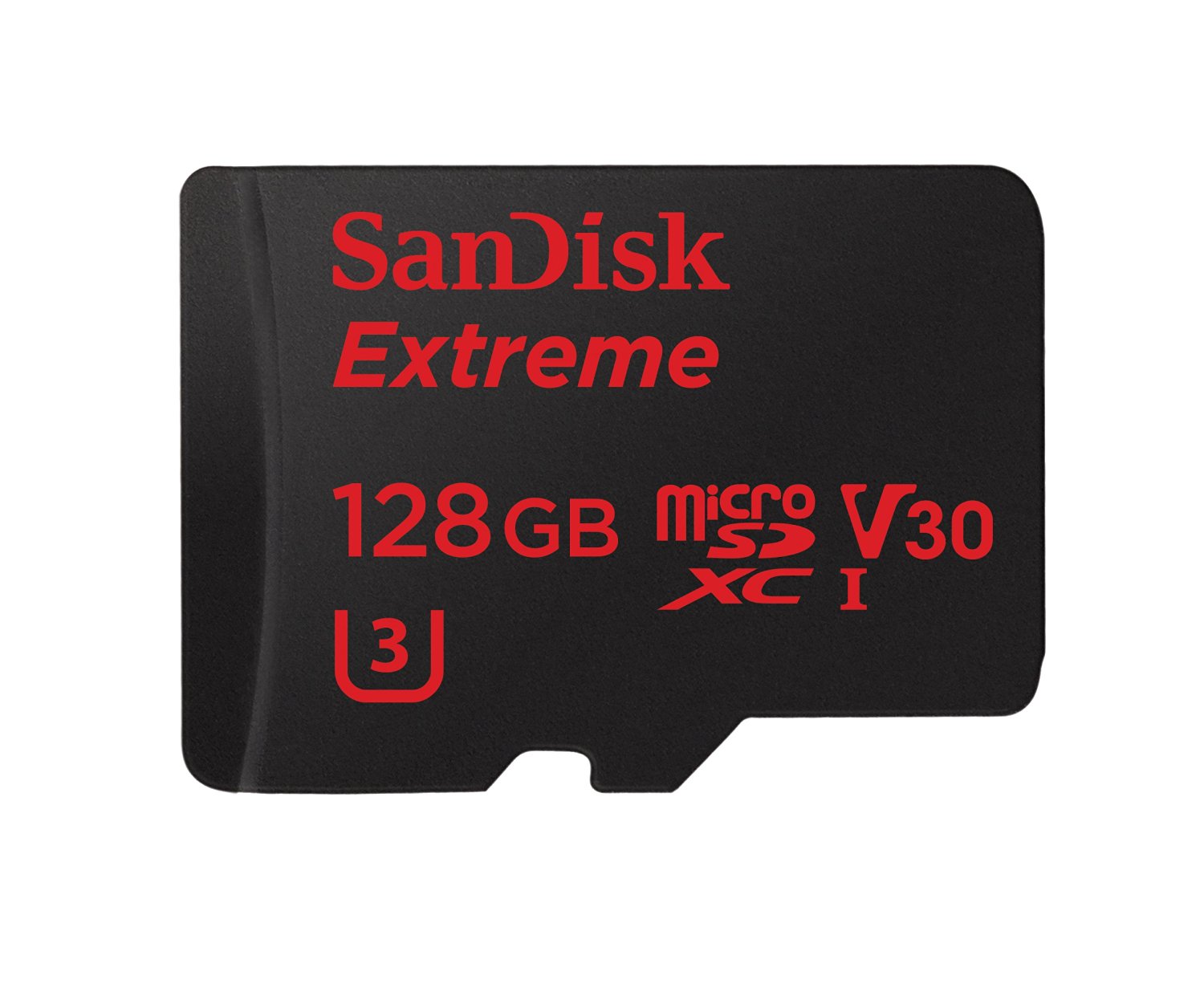 Micro SD Extreme per Action Camera 128GB XC + adattatore SD (V30, U3, UHS I - 90MB/s lettura, 40MB/s scrittura)