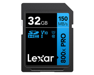 64GB Lexar Professional 800X SDHC