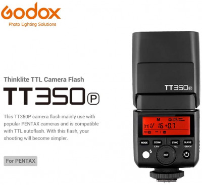 TT350P Camera Flash Speedlite TTL per Pentax
