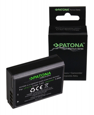 Batteria Premium Canon LP-E10 (EOS 1100D, 1200D, 1300D, 2000D, 4000D)