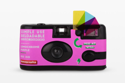 Fotocamera Simple Use Ricaricabile LomoChrome Purple