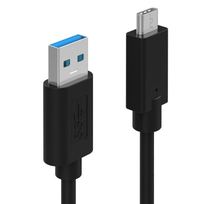 CAVO TYPE-C USB 3,1 A/C M/M NERO 1,8 MT USB-C