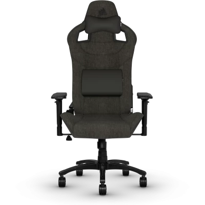 T3 RUSH, Fabric Gaming Chair, Charcoal