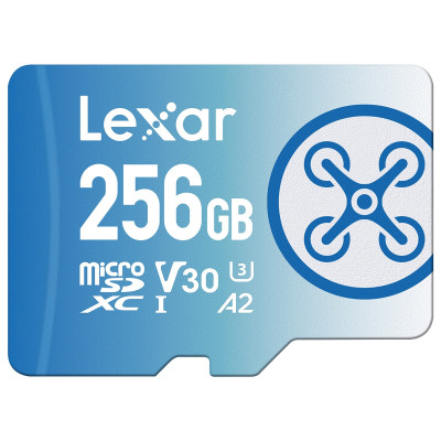 256GB LEXAR FLY MICROSDXC UHS-I A2 V30
