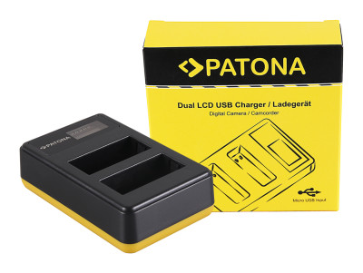 Dual LCD USB Charger Fujifilm NP-W126 (XT-1, XT-3, X-T10, X-T20, X100F, Finepix HS30 EXR)